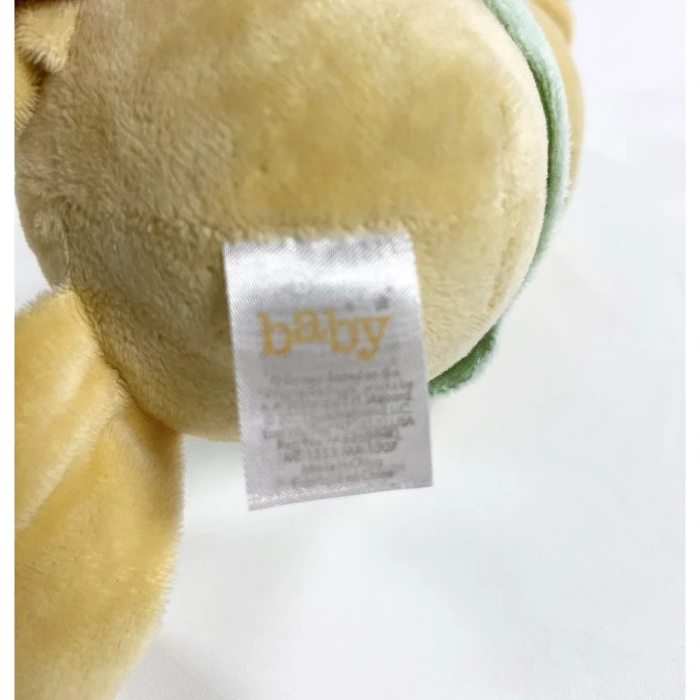 Disney Baby Winnie the Pooh Easter Bunny Plush Green Shirt Crinkle Ears 13